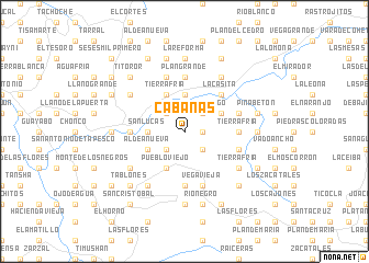 map of Cabañas