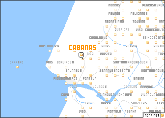 map of Cabanas