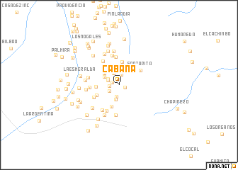 map of Cabaña