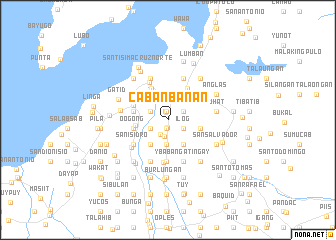 map of Cabanbanan