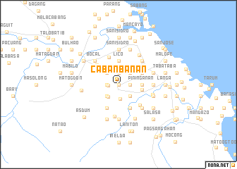 map of Cabanbanan