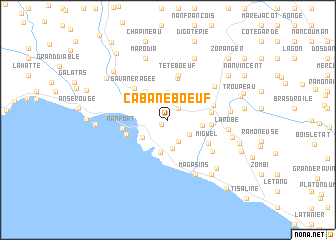 map of Cabane Bœuf