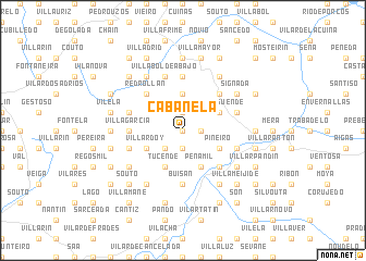 map of Cabanela