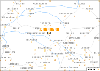 map of Cabanero