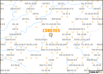 map of Cabanes