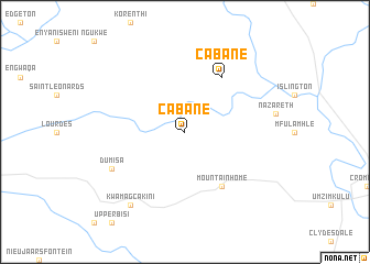 map of Cabane
