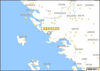 map of Cabangan