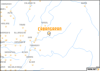 map of Cabangaran