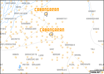 map of Cabangaran