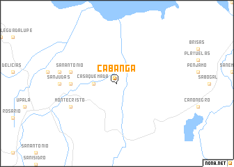 map of Cabanga