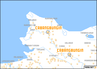 map of Cabangbungin