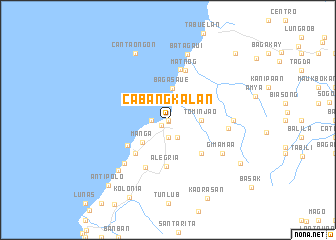 map of Cabangkalan