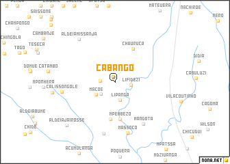 map of Cabango