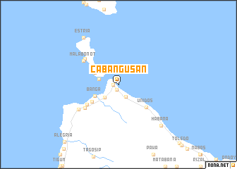 map of Cabangusan