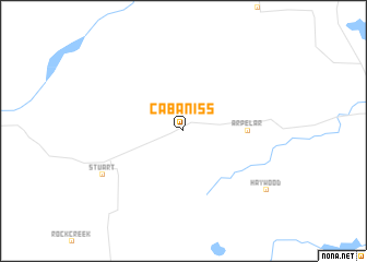 map of Cabaniss