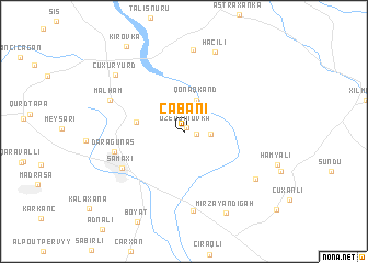 map of Cabanı