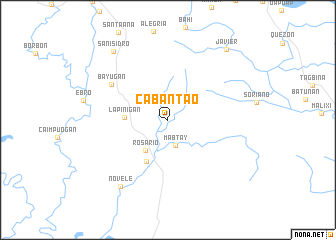 map of Cabantao