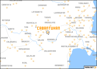 map of Cabantuhan