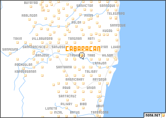 map of Cabaracan