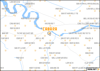 map of Cabara