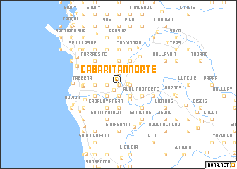 map of Cabaritan Norte