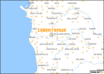 map of Cabaritan Sur