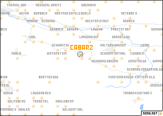 map of Cabarz