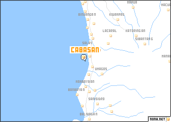 map of Cabasan