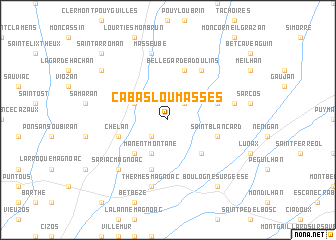 map of Cabas-Loumasses