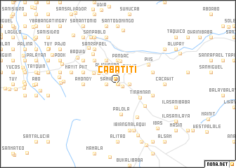 map of Cabatiti