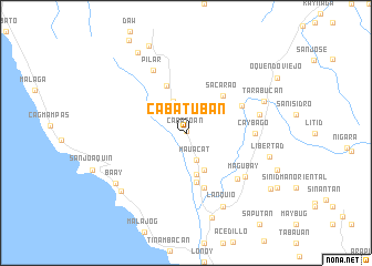 map of Cabatuban