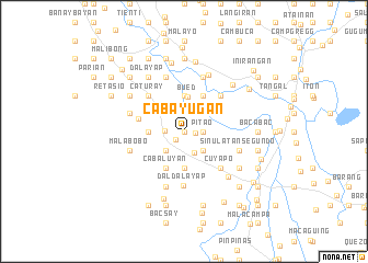 map of Cabayugan