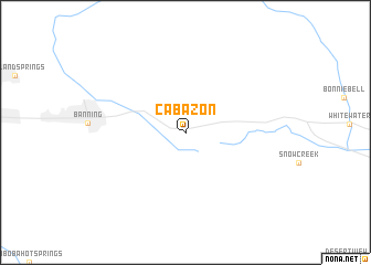 map of Cabazon