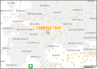 map of Cabbage Town