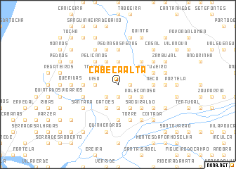 map of Cabeça Alta