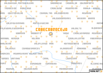 map of Cabeça Braceja