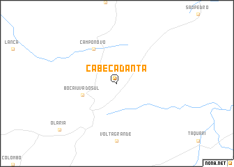 map of Cabeça dʼAnta