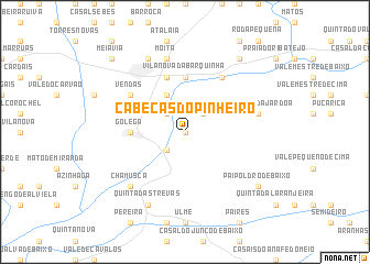 map of Cabeças do Pinheiro