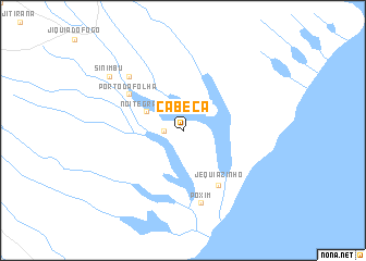 map of Cabeça