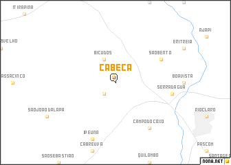 map of Cabeça