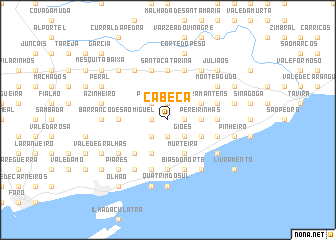 map of Cabeça