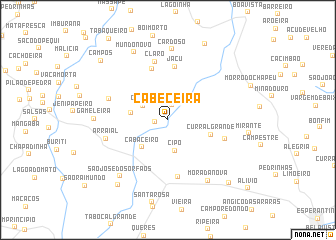 map of Cabeceira