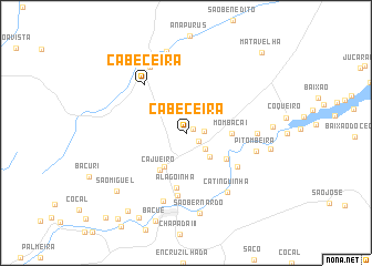 map of Cabeceira