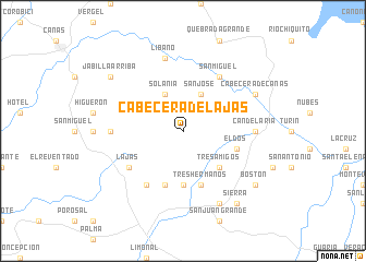 map of Cabecera de Lajas