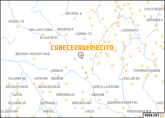 map of Cabecera de Riecito