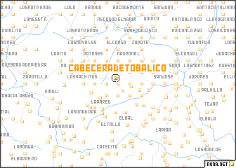 map of Cabecera de Tobálico