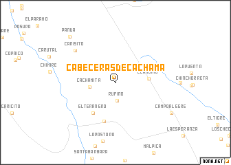 map of Cabeceras de Cachama