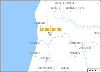 map of Cabeceras