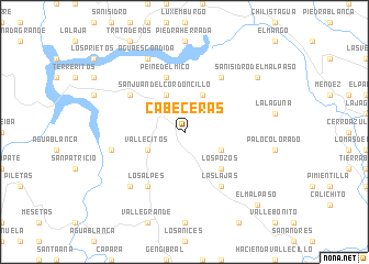 map of Cabeceras