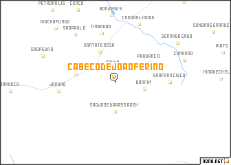 map of Cabeço de João Ferino